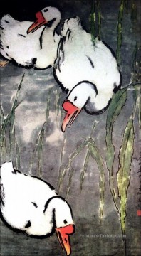 Chinoise œuvres - Xu Beihong goose 2 bière traditionnelle